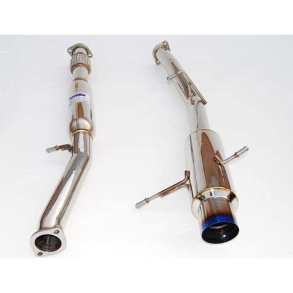 Fiesta 76 mm REGULAR Titanium Tip Cat-Back Exhaust for 2008 Plus WRX Hatch FI3835290 - main